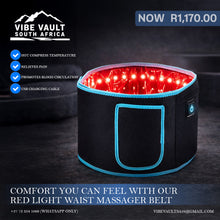 Load image into Gallery viewer, Red Light Waist Massager Belt