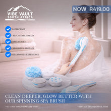 Load image into Gallery viewer, Spinning Spa Brush
