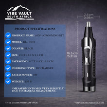 Load image into Gallery viewer, 2 in 1 Electric Nose Ear Hair Trimmers
