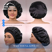 Load image into Gallery viewer, Hair Bonnet Satin - Pack Of 2
