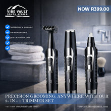Load image into Gallery viewer, 2 in 1 Electric Nose Ear Hair Trimmers
